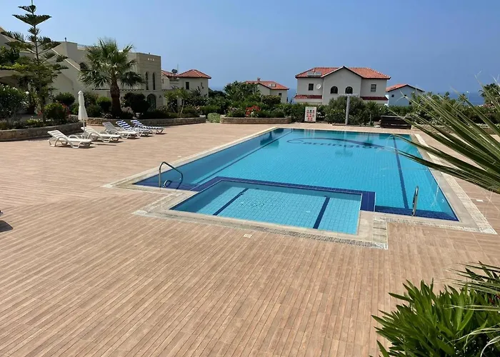Apartmán Sunny, Big Pool, Garden-roof Terrace View Cornervilla On Area Kyrenia-bahceli North-cyprus